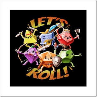 Let's Roll RPG Party Posters and Art